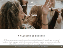 Tablet Screenshot of icf-muenchen.de